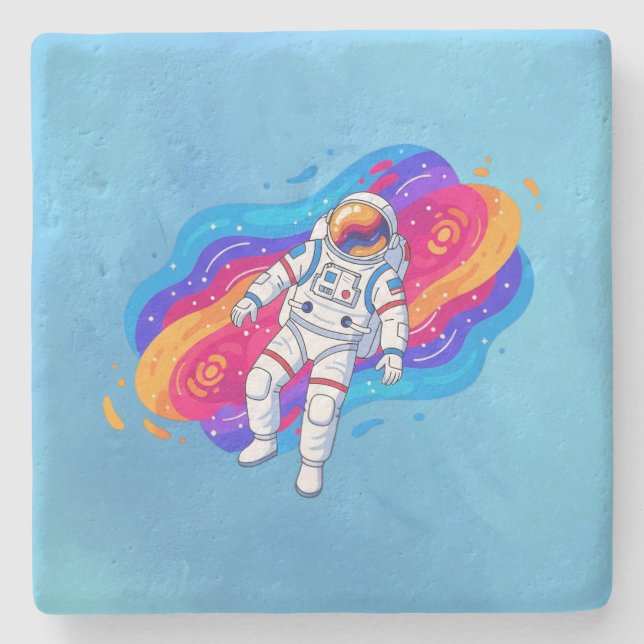 Dessous-de-verre En Pierre Astronaute (Devant)