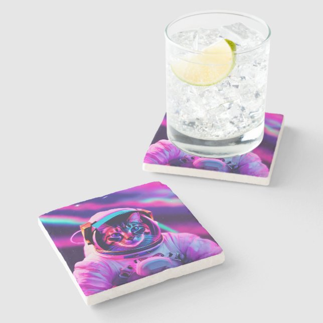 Dessous-de-verre En Pierre astronaute (Côté)