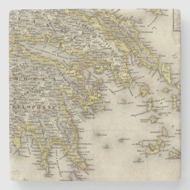 Dessous-de-verre En Pierre Athènes, Grèce (Devant)