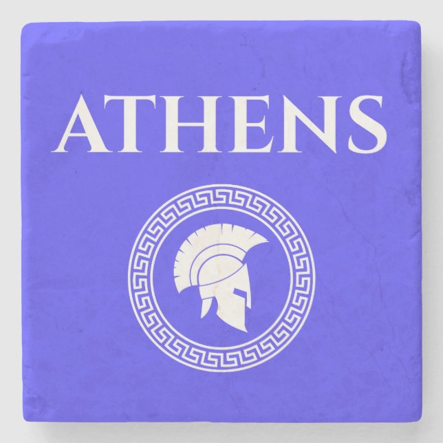 Dessous-de-verre En Pierre Athens Spartan (Devant)