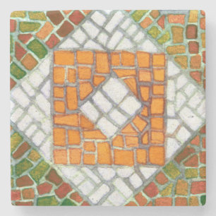 Dessous-de-verre En Pierre AUTOMNE MOSAIC Dessous de verre en pierre de marbr