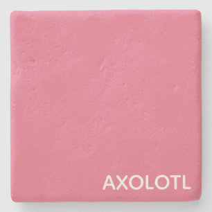 Dessous-de-verre En Pierre Axolotl pink color name