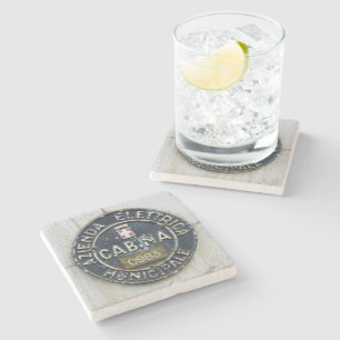 Dessous-de-verre En Pierre Azienda Electrica Municipale Cabina -Milano, Itali