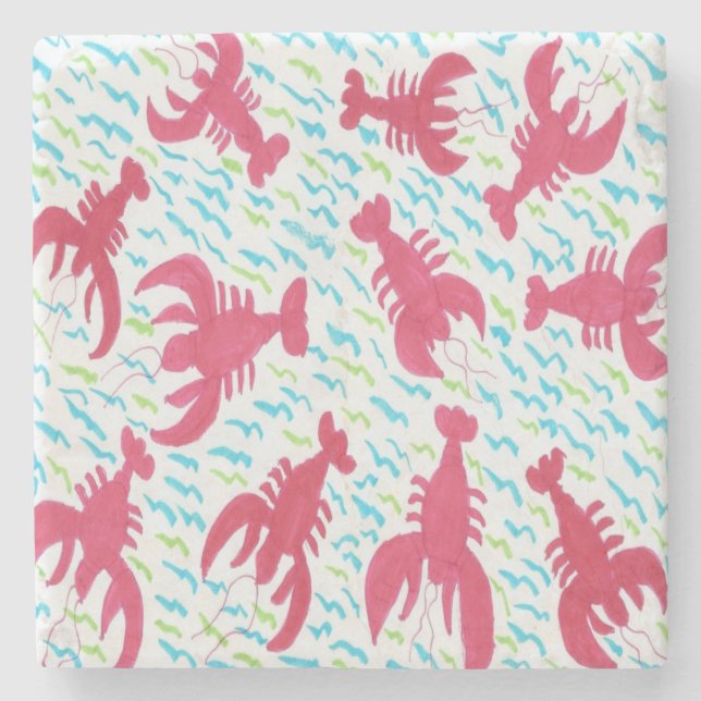 Dessous-de-verre En Pierre Baie du homard (Devant)