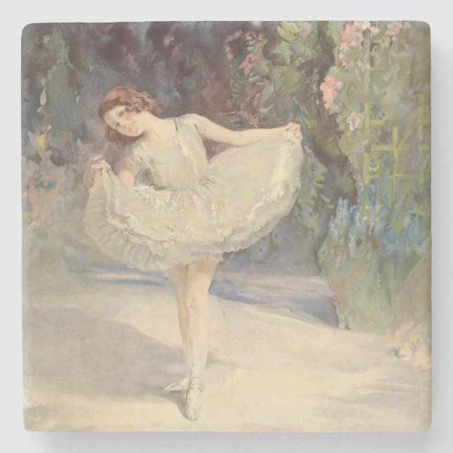 Dessous-de-verre En Pierre Ballet (Devant)