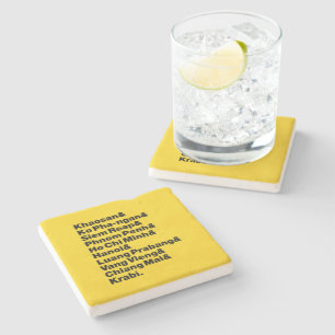 Dessous-de-verre En Pierre Banana Pancake Trail / Circuit