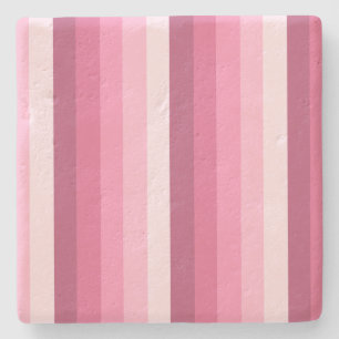 Dessous-de-verre En Pierre Bandes d'ombre rose