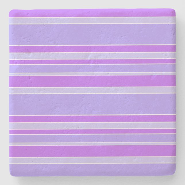 Dessous-de-verre En Pierre Bandes violettes (Devant)