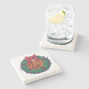 Dessous-de-verre En Pierre Basket-ball