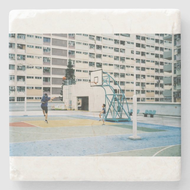 Dessous-de-verre En Pierre Basket-ball 103 (Devant)