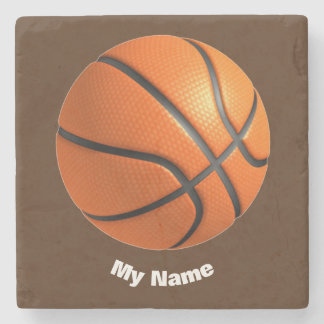 Dessous-de-verre En Pierre Basket-ball Votre nom