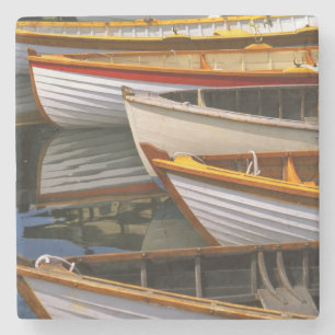 Dessous-de-verre En Pierre Bateaux aux couleurs vives au Wooden Boat Center