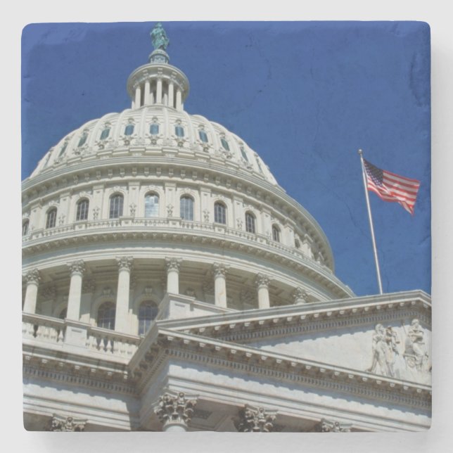 Dessous-de-verre En Pierre Bâtiment de capitol, Washington, Etats-Unis (Devant)
