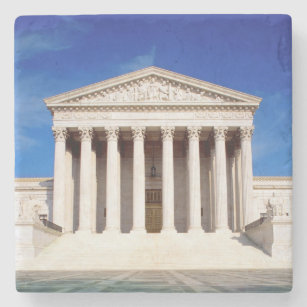 Dessous-de-verre En Pierre Bâtiment de court suprême des USA, Washington DC,