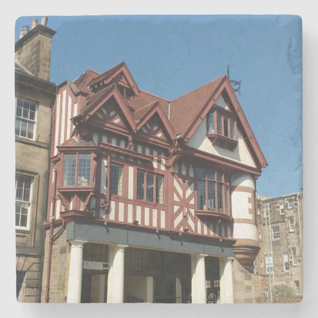 Dessous-de-verre En Pierre Bâtiment en chêne Tudor, Edimbourg, Ecosse (Devant)