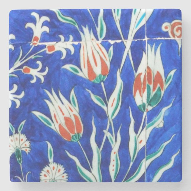 Dessous-de-verre En Pierre Beau jardin (tulipes) (Devant)