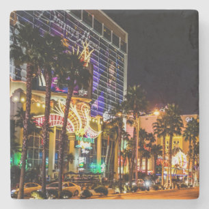 Dessous-de-verre En Pierre Beau Las Vegas Strip à la nuit