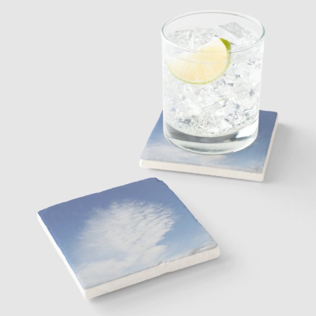 Dessous-de-verre En Pierre Beau nuage (Côté)