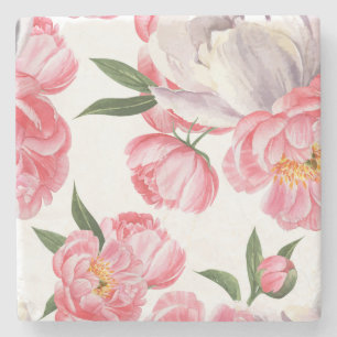 Dessous-de-verre En Pierre Beau Rose