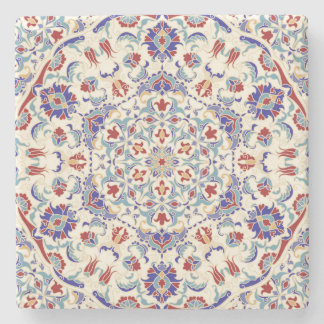 Dessous-de-verre En Pierre Beauté de Mandala : Mosaïque culturelle colorée