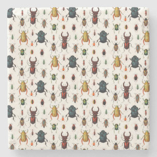 Dessous-de-verre En Pierre Beetles vintages