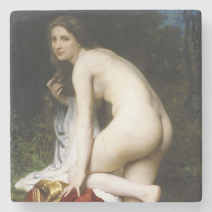 Dessous-de-verre En Pierre Belle Bête Femelle (par Bouguereau)