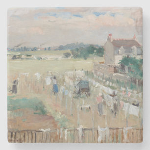 Dessous-de-verre En Pierre Berthe Morisot - Étendage de linge