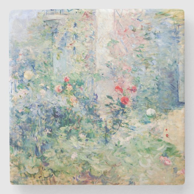 Dessous-de-verre En Pierre Berthe Morisot - Le jardin à Bougival (Devant)