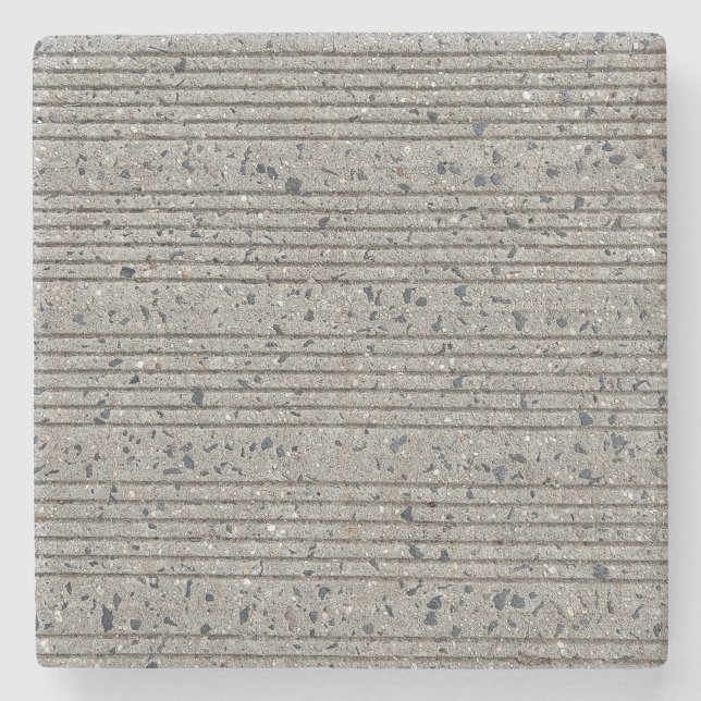 Dessous-de-verre En Pierre Béton Gris Cimetière Trottoir (Devant)