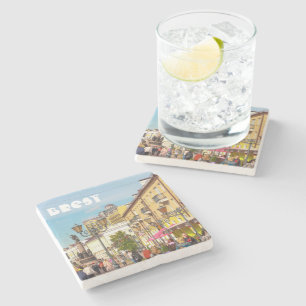 Dessous-de-verre En Pierre BiélБ е л а р у с ь Б  de  de Brest Ville de р