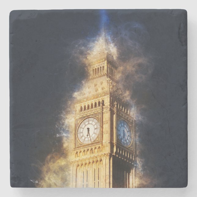 Dessous-de-verre En Pierre Big Ben London (Devant)