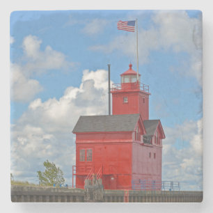 Dessous-de-verre En Pierre Big Red Lighthouse