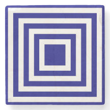 Bleu et blanc Carré de la Marine