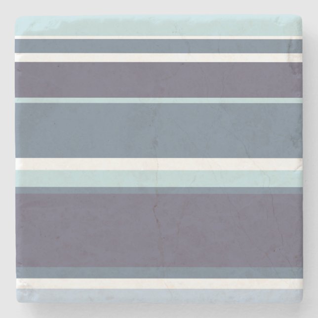 Dessous-de-verre En Pierre Bleu-gris (Devant)