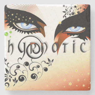 Dessous-de-verre En Pierre Blue Eyes Mode maquiller