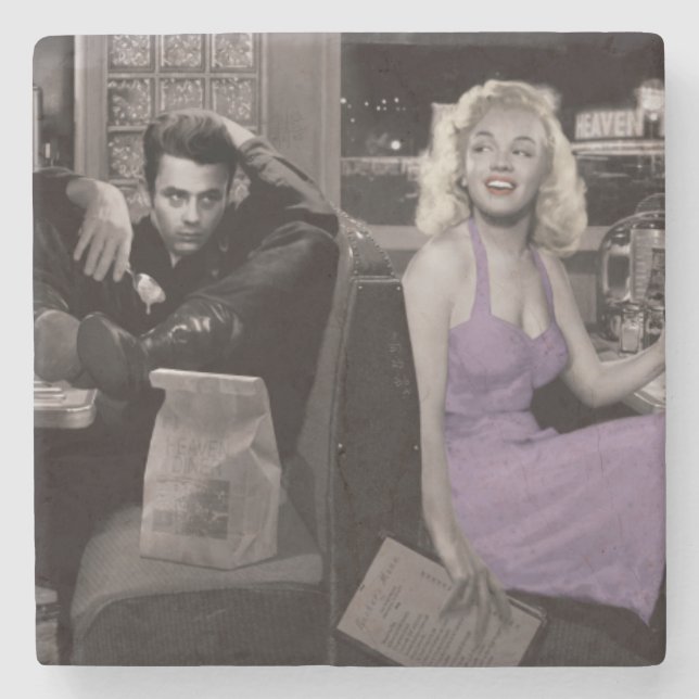 Dessous-de-verre En Pierre Blueplate (Devant)