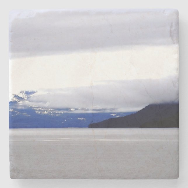 Dessous-de-verre En Pierre Blues d'Alaska (Devant)