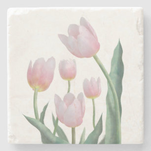 Dessous-de-verre En Pierre Boho Floral Pastel