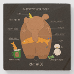 Dessous-de-verre En Pierre Boîte à outils pour les méanderventures no 480 Oti