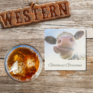 Dessous-de-verre En Pierre Bonne grâce | Devis sud | Vache