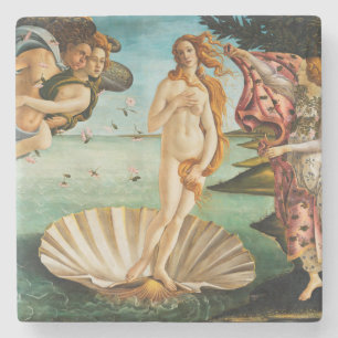 Dessous-de-verre En Pierre BOTTICELLI - La naissance de Vénus 1483