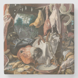 Dessous-de-verre En Pierre Boucher's Stall (par Pieter Aertsen)