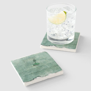 Dessous-de-verre En Pierre Bouée verte - Barnegat Inlet - New Jersey - IBSP