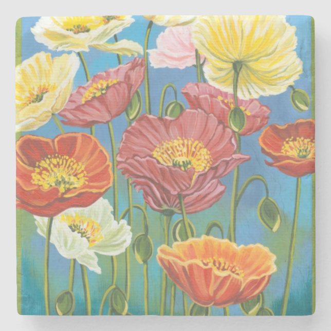 Dessous-de-verre En Pierre Bouquet à la frontière I (Devant)