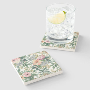 Dessous-de-verre En Pierre Bouquet botanique aquarelle feuilles d'eucalyptus