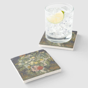 Dessous-de-verre En Pierre Bouquet Floral Impressionniste Vintage Van Gogh