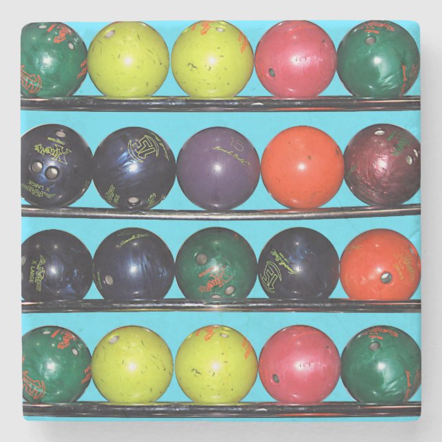 Dessous-de-verre En Pierre Bowling Blitz (Devant)