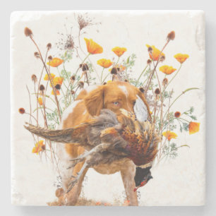 Dessous-de-verre En Pierre Brittany Spaniel, Chasse Pheasant Coffee Mug T-Sh