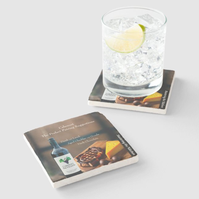 Dessous-de-verre En Pierre Cabernet Wine Pairing Guide/Mastering the Kitchen (Côté)