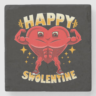 Dessous-de-verre En Pierre Cadeau de la Saint-Valentin drôle de séance d'entr